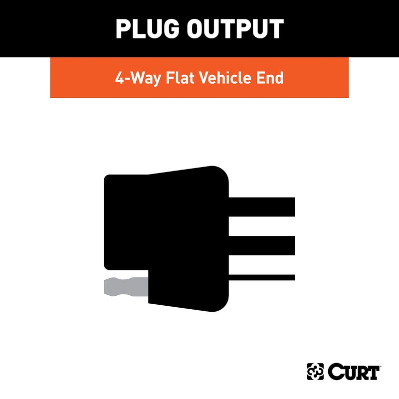 CURT 55241 Vehicle-Side Custom 4-Pin Trailer Wiring Harness, Fits Select Ford Explorer, Ranger, Mercury Mountaineer, Mazda B2500, B3000, B4000 - Image 5
